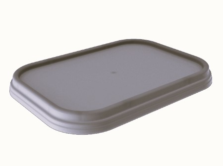 Rectangular Plastic Lid