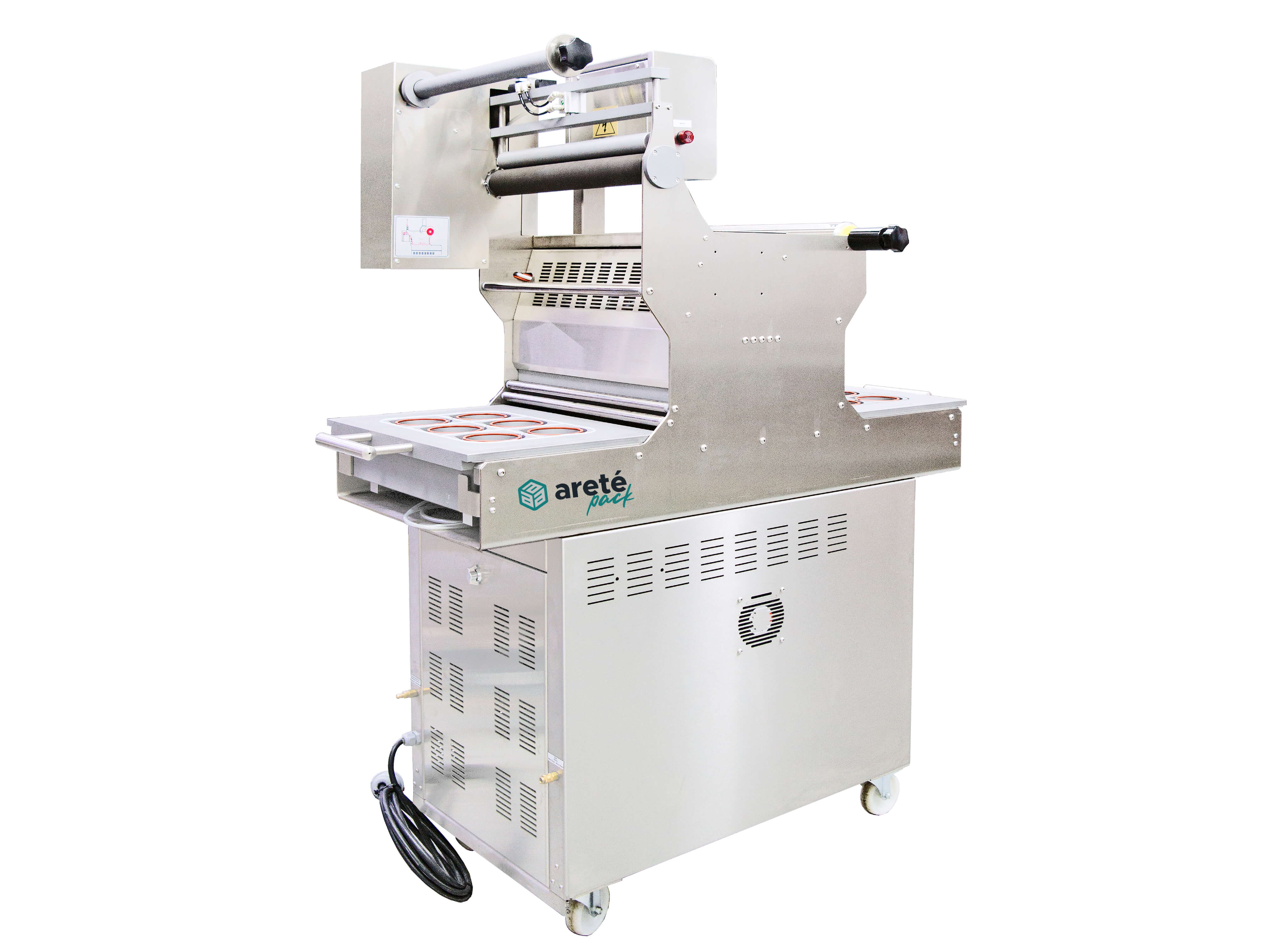 STS 25DS Double Station Semi-Automatic MAP Tray Sealer