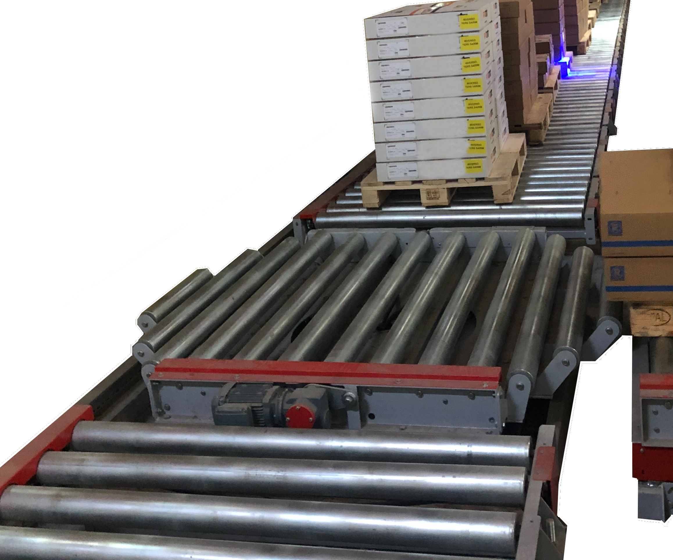 TP Transportadores de Paletas - Areté Group Maquinaria de Embalaje y Soluciones de Transporte