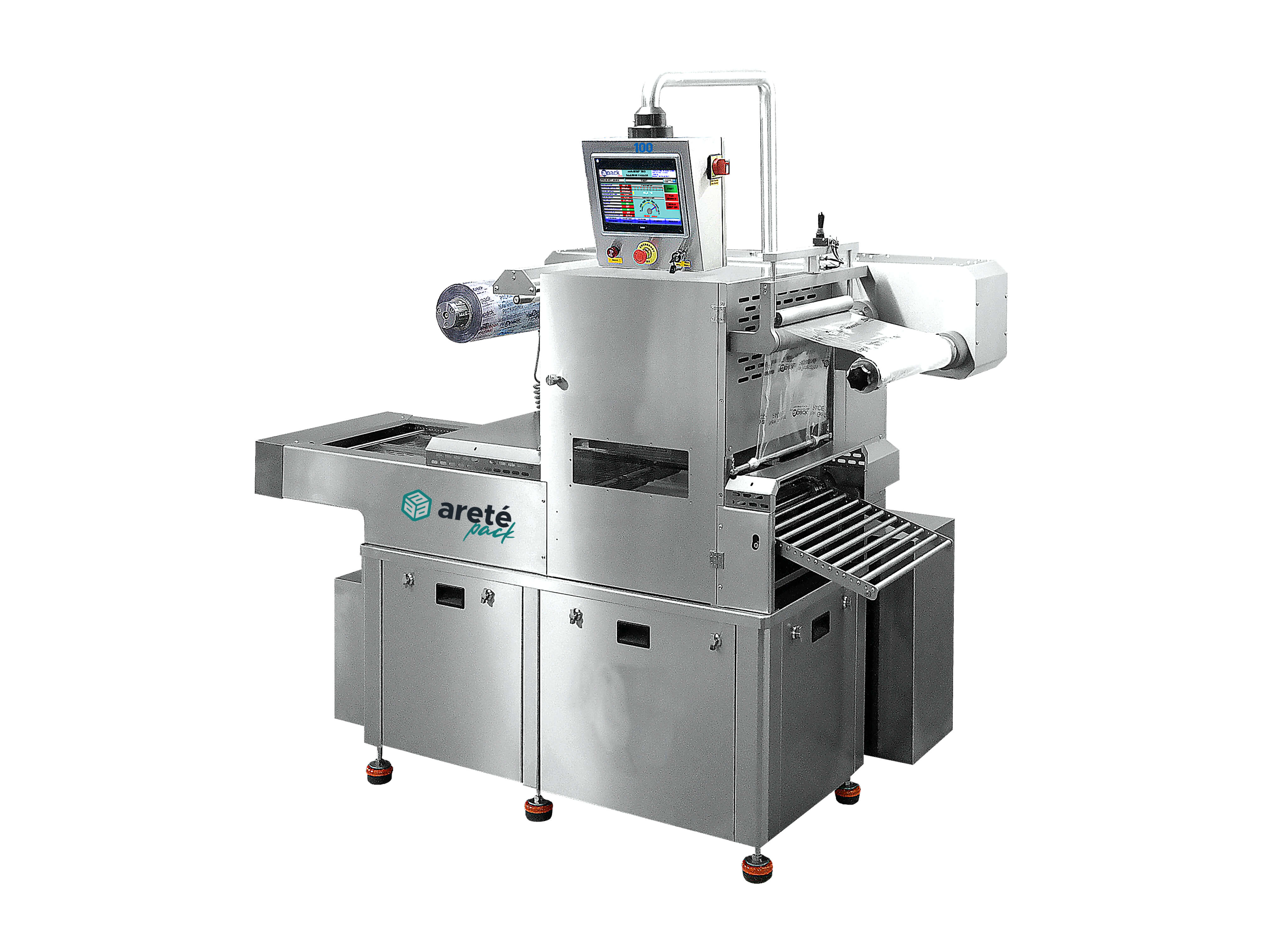ATS 100 Automatic MAP Tray Sealer - Areté Group Packaging Machinery and Conveyor Solutions