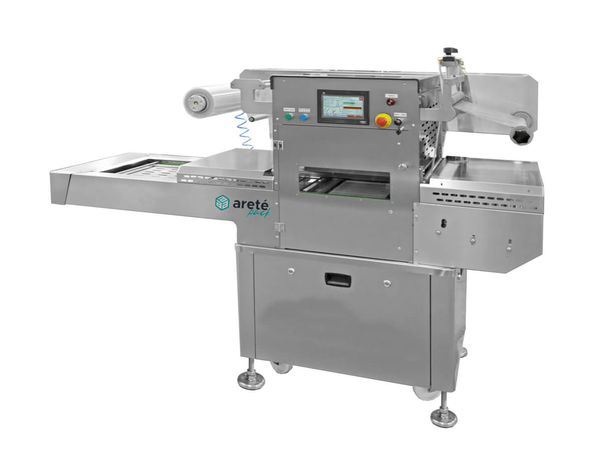 ATS 100E Automatic ECO Tray Sealer - Areté Group Packaging Machinery and Conveyor Solutions
