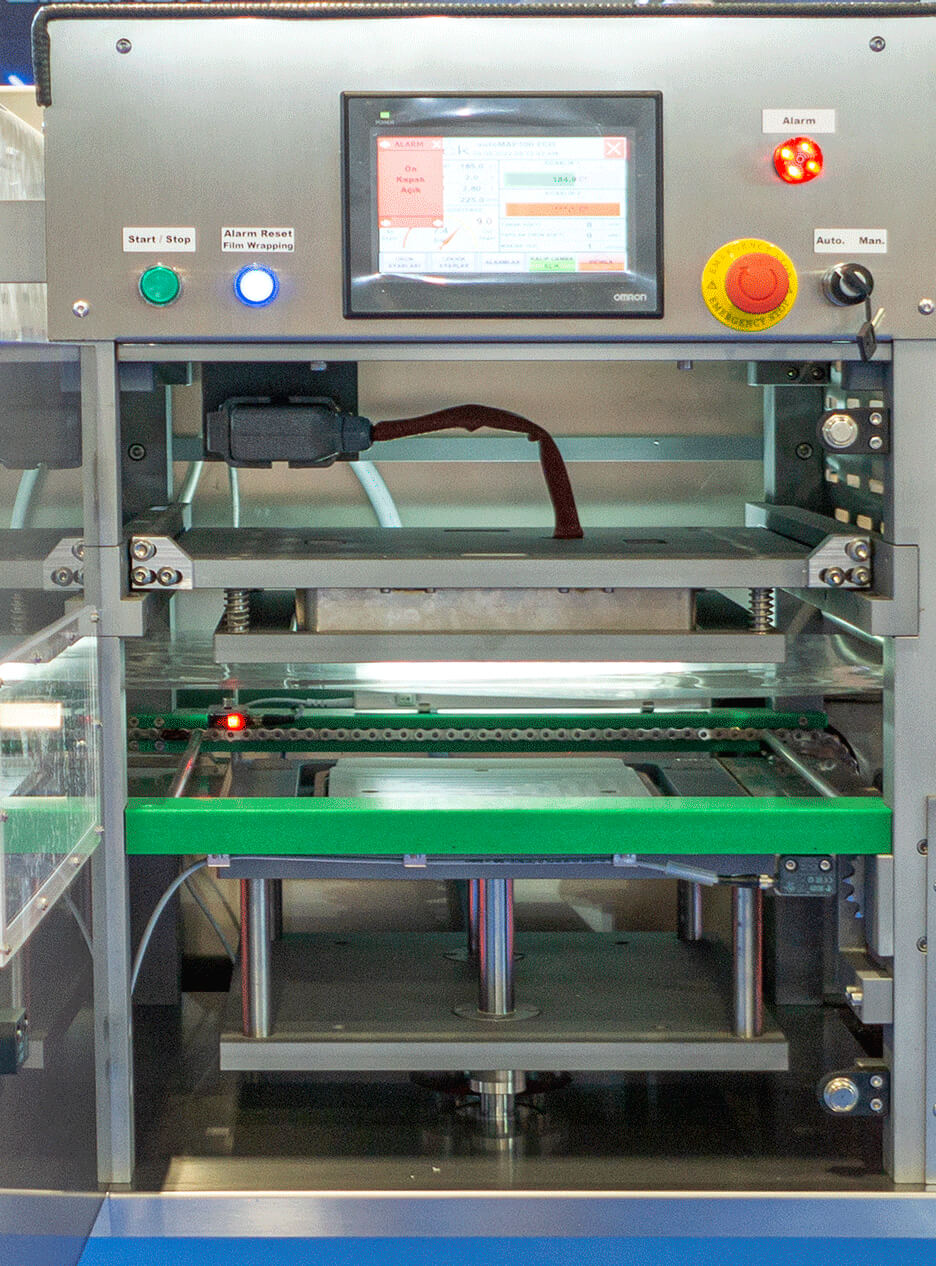 ATS 100E Automatic ECO Tray Sealer - Areté Group Packaging Machinery and Conveyor Solutions