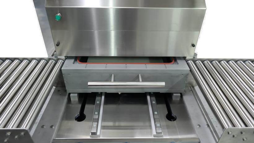 STS 25XL Semi-Automatic MAP Bulk Tray Sealer - Areté Group Packaging Machinery and Conveyor Solutions