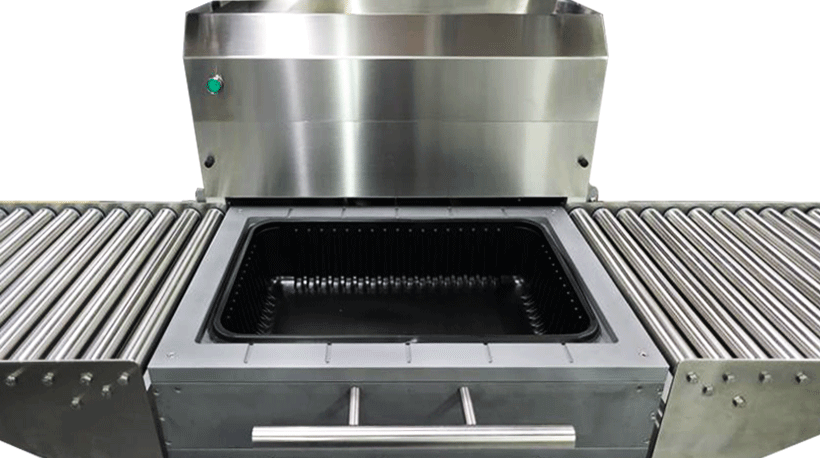 STS 25XL Semi-Automatic MAP Bulk Tray Sealer - Areté Group Packaging Machinery and Conveyor Solutions
