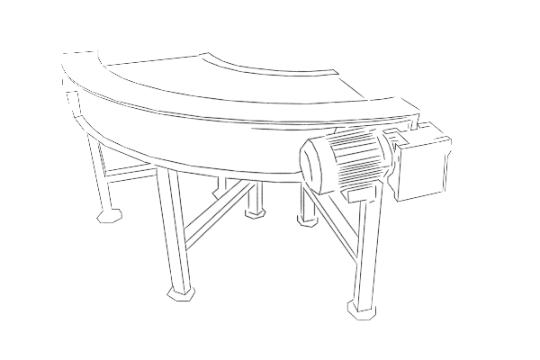 TC Curve Conveyors - Areté Group Packaging Machinery and Conveyor Solutions